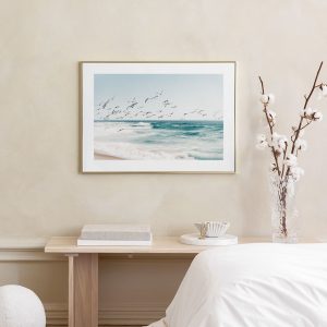 Birds on Seascape Print