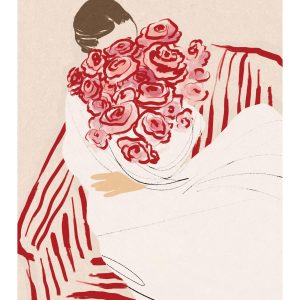 Hug of Roses Print